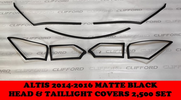 MATTE BLACK TRIMS ALTIS 2014-2016